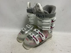 Used Dalbello GAIA 4 Girls DH Ski Boot White 225 MP - J04.5 - W5.5