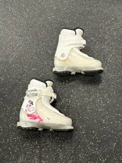 Used Dalbello GAIA 1 Girls DH Ski Boot White 185 MP - Y12