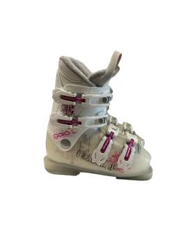 Used Dalbello GAIA 4 SZ 19.5 Girls DH Ski Boot White 195 MP - Y13