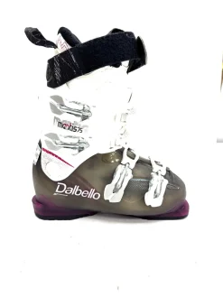 Used Dalbello MANTIS 75 WOMENS 255MP Womens DH Ski Boot White 255 MP - M07.5 - W08.5