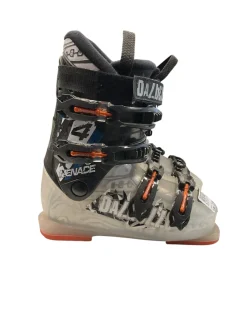 Used Dalbello MENACE 4 SZ 21.5 Boys DH Ski Boot Black 215 MP - J03