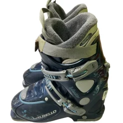 Used Dalbello VISIO Womens DH Ski Boot Navy Blue 255 MP - M07.5 - W08.5