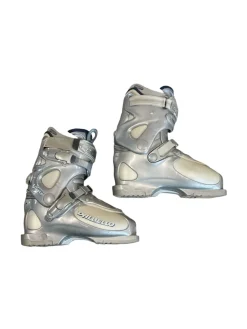 Used Dalbello VISIO 5 Womens DH Ski Boot Grey 265 MP - M08.5 - W09.5