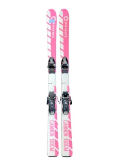 Used Defiance CANNON Girls DH Ski/Binding Pink 130 cm