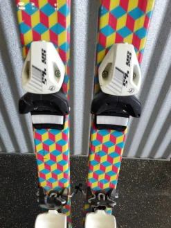 Used Defiance PUZZLE 120CM Girls DH Ski/Binding Pink 120 cm