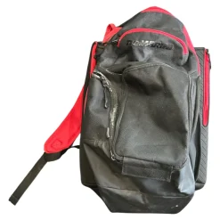 Used Demarini BACK PACK BLACK/RED BB/SB Player Backpack Black And Red