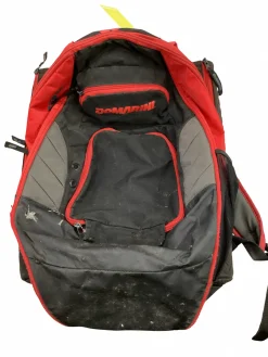 Used Demarini BAT BACKPACK BB/SB Player Backpack Black And Red