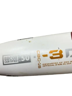 Used Demarini CF ZEN CBC-18 BB/SB High School -3 Bat 32"