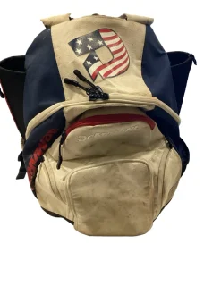 Used Demarini USA BAG BB/SB Player Backpack White
