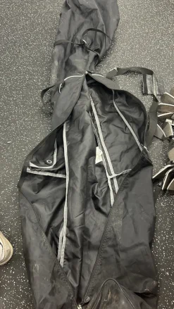 Used DH Ski Travel Bag Black