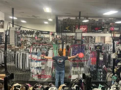 Used Disc Golf Goal Black