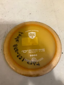 Used Discmania DD2 Disc Golf Driver Yellow