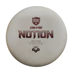 Used Discmania EXO SOFT EVOLUTION NOTION Disc Golf Putter White 174g