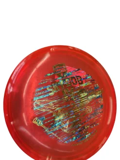 Used Discmania SKY GOD IV DOUBLE STAMP Disc Golf Putter Red