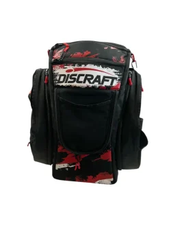Used Discraft Disc Golf Backpack Red