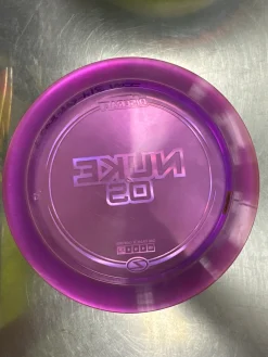 Used Discraft ELITE Z NUKE Disc Golf Driver Purple