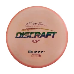 Used Discraft ESP BUZZZ MCBETH 5X Disc Golf Mid Range Orange 178g