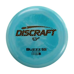 Used Discraft ESP BUZZZ SS Disc Golf Mid Range Sky Blue 168g