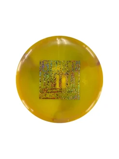 Used Discraft STRAIGHT OUTTA DISCRAFT Disc Golf Mid Range Yellow