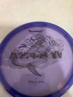 Used DIVERGENT KATAW Disc Golf Mid Range Purple