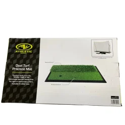 Used DUAL TURF PRACTICE MAT Swing Aid