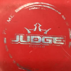 Used Dynamic Discs JUDGE Disc Golf Putter Red