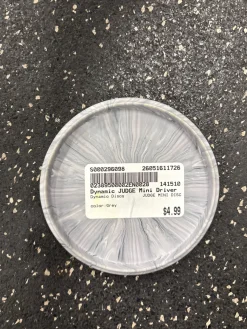 Used Dynamic Discs JUDGE MINI DISC Other Golf Disc Grey