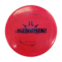 Used Dynamic Discs JUSTICE LUCID Disc Golf Mid Range Red 176g