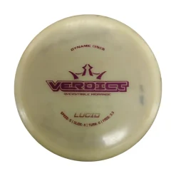 Used Dynamic Discs VERDICT LUCID Disc Golf Mid Range Yellow 176g