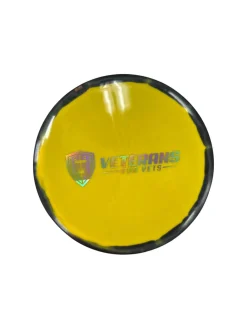 Used Dynamic Discs VETERANS FOR VETS Disc Golf Mid Range Yellow
