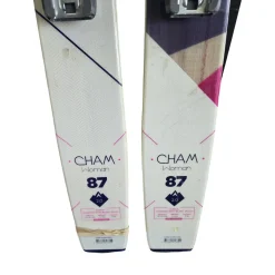 Used Dynastar CHAM WOMAN 87 2.0 SKIS W/LOOK NX12GW BIN Womens DH Ski/Binding White 159 cm