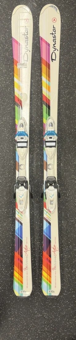 Used Dynastar EXCLUSIVE ACTIVE Womens DH Ski/Binding White 163 cm