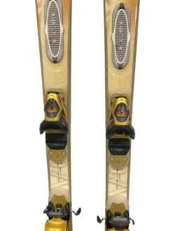 Used Dynastar EXCLUSIVE 10 Womens DH Ski/Binding Yellow 142 cm