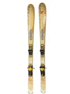 Used Dynastar EXCLUSIVE 10 Womens DH Ski/Binding Yellow 142 cm