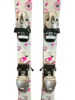 Used Dynastar STARLETT Girls DH Ski/Binding White 100 cm