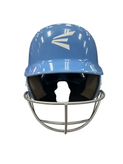 Used Easton ALPHA Batting Helmet w/Mask Carolina Blue SM