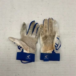 Used Easton BB/SB Batting Gloves Royal Blue SM