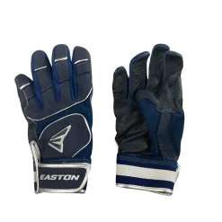 Used Easton BB/SB Batting Gloves Navy Blue SM