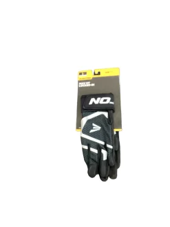 Used Easton BB/SB Batting Gloves Black LG