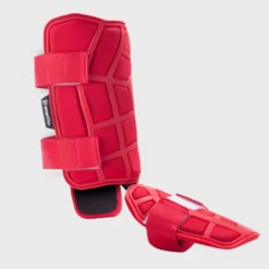Used Easton BB/SB Shin/Foot Protector Red