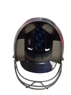 Used Easton BLUE HELMET W MASK Batting Helmet w/Mask Navy Blue SM