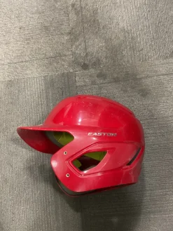 Used Easton CYCLONE HELMET Batting Helmet No Mask Red M/L