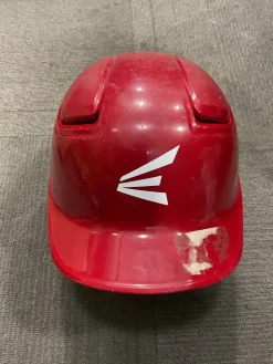 Used Easton CYCLONE HELMET Batting Helmet No Mask Red M/L