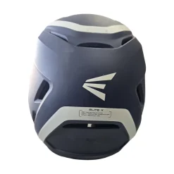 Used Easton ELITE SENIOR HELMET 7 1/8 -7 1/2 Batting Helmet w/Mask Navy Blue One Size