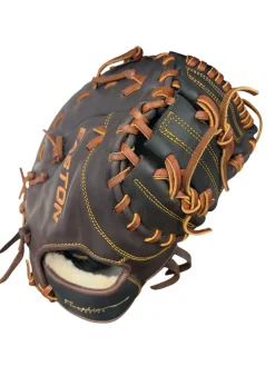 Used Easton FLAGSHIP BB/SB First Base RH Throw Brown 12 3/4"