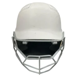 Used Easton GAMETIME II Batting Helmet w/Mask White One Size