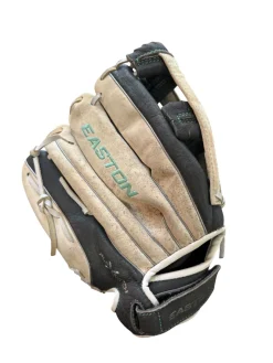 Used Easton GHOST FLEX RH Throw Fastpitch Gloves Grey 11"