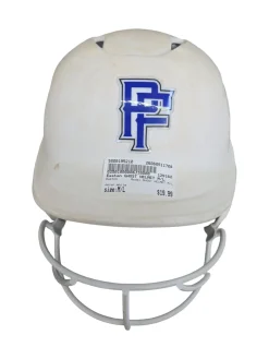 Used Easton GHOST HELMET M/L Batting Helmet w/Mask White M/L
