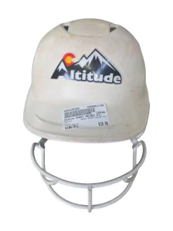 Used Easton GHOST HELMET M/L Batting Helmet w/Mask White M/L