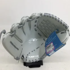 Used Easton GHOST NX 12.5 IN FP BB GLOVE LH Throw Fastpitch Gloves Silver 12 1/2"